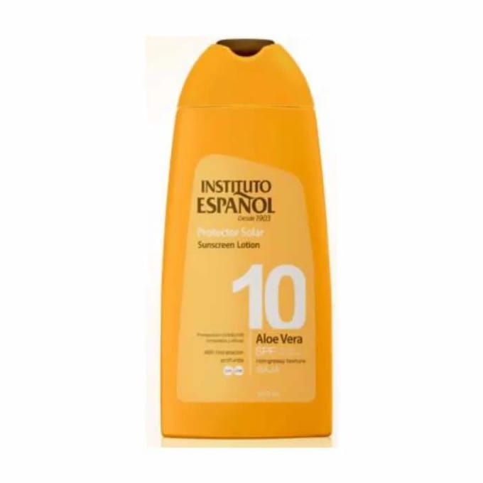 Instituto Español Lotion Solaire Aloe Vera Spf10 300ml orange