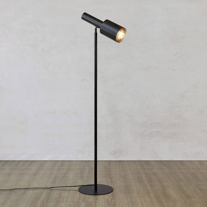 Markslöjd Vloerlamp Ozzy van metaal, kop verstelbaar