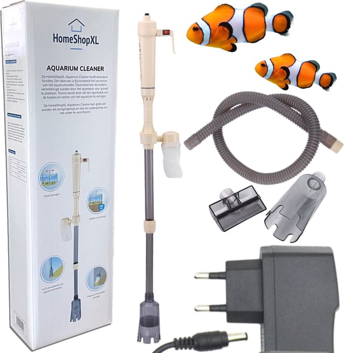 Aquarium Stofzuiger en Aquarium Pomp - 230V - Aquarium Schoonmaken