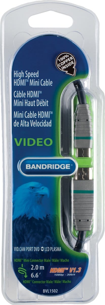 Bandridge BVL1502 audio-/videokabel