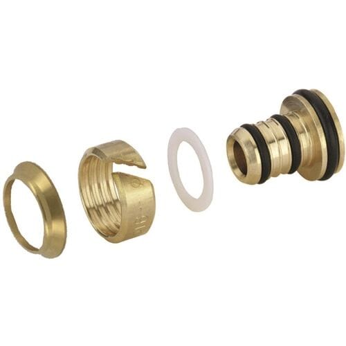 Zehnder Design Line clamping ring set for composite pipe Ø 14 mm 842160