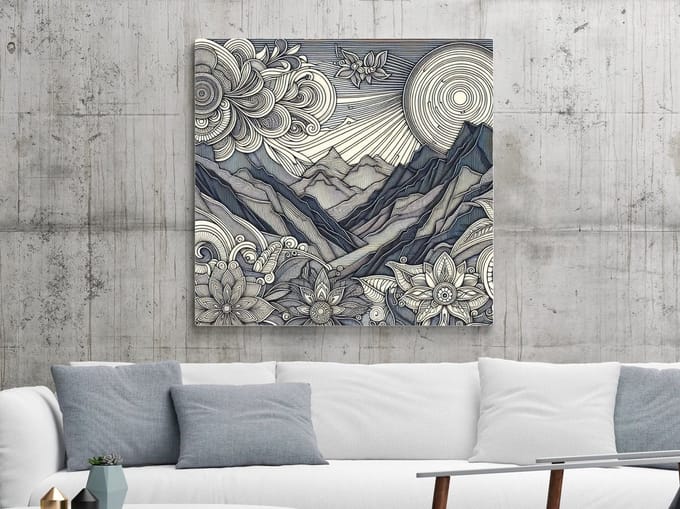 Kunstprint | Wanddecoratie | Canvas | 20 × 20 cm