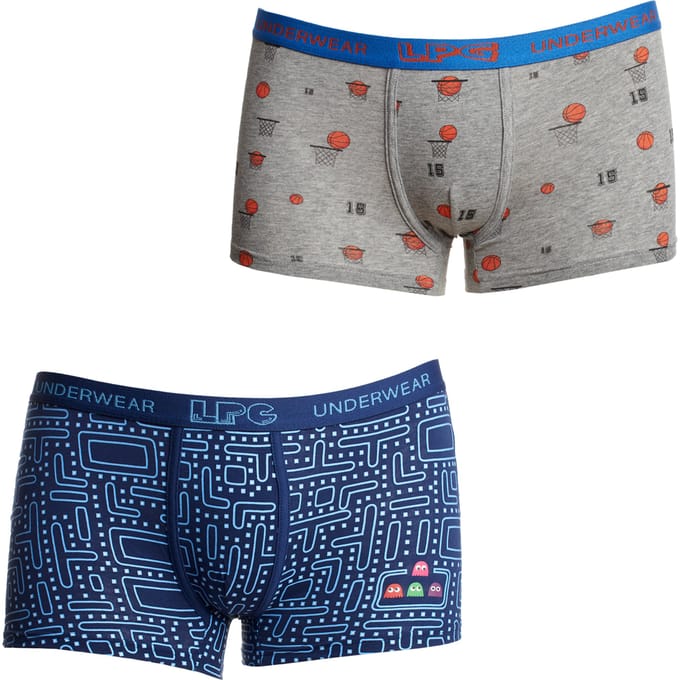 LPG1006 Jongensboxershort van ademende stof met anatomische voorkant