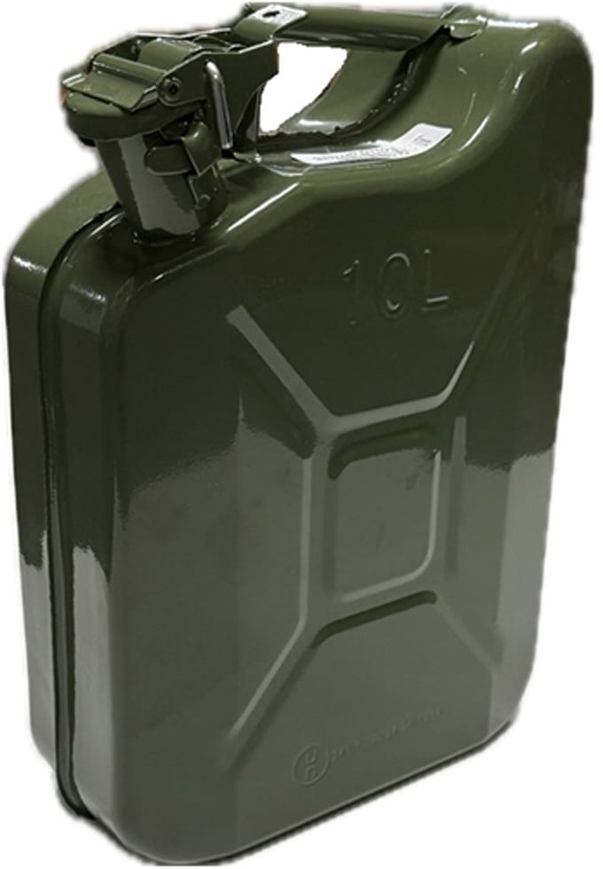 Militaire metalen jerrycan - 10L