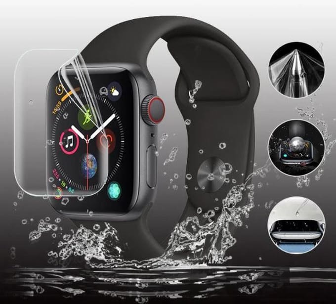 Apple Watch Series 5 (44 mm) Screenprotector|PET Folie Transparant |Bescherming|Cabantis|Protector