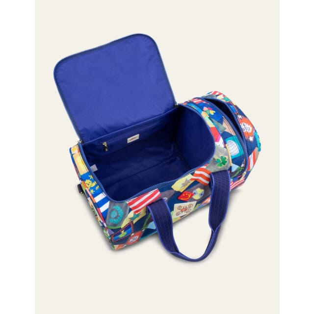 Oilily West - Sporttas - Dames - Ritssluiting - Verstelbare Schouderband - Blauw - One size