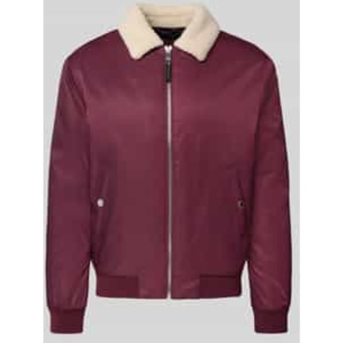 regular fit jack met platte kraag