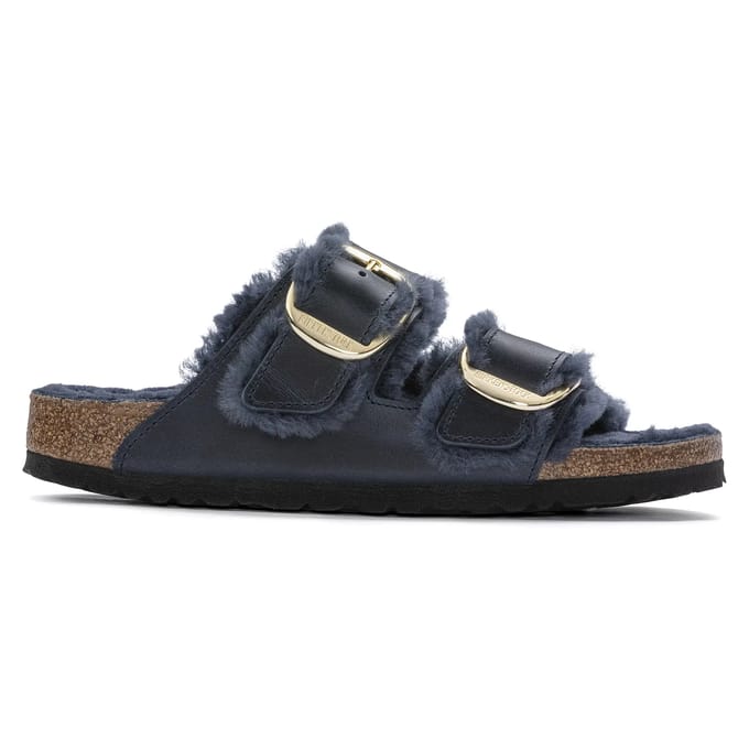 Geoliede leren sandalen voor vrouwen Birkenstock Arizona Big Buckle Oiled