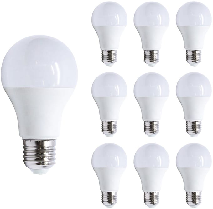 Bemko Premium LED Lamp E27 - vervangt 75W (11W) - 1055lm - 3000K Warm Wit - 230V - 10 stuks