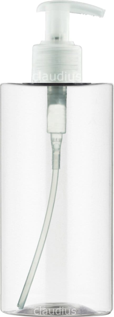 Lege Plastic Fles 500 ml PET - Transparant - met transparante pomp - set van 10 stuks - navulbaar - leeg