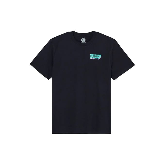 Element Torn T-shirt Met Korte Mouwen Zwart L Man