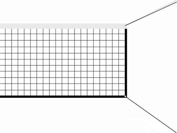 Sportec Volleybalnet Ø 2,0 Mm. 950x100cm Maas 100mm