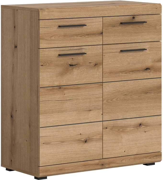 Scout schoenenkast Evoke Oak NB - 37x90x96cm