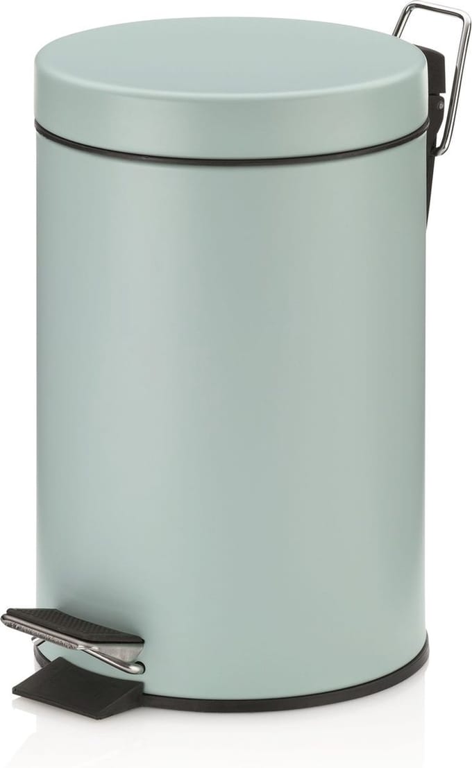 Monaco Pedaal Afvalemmer - 3 l - Pastel Blauw - Kela