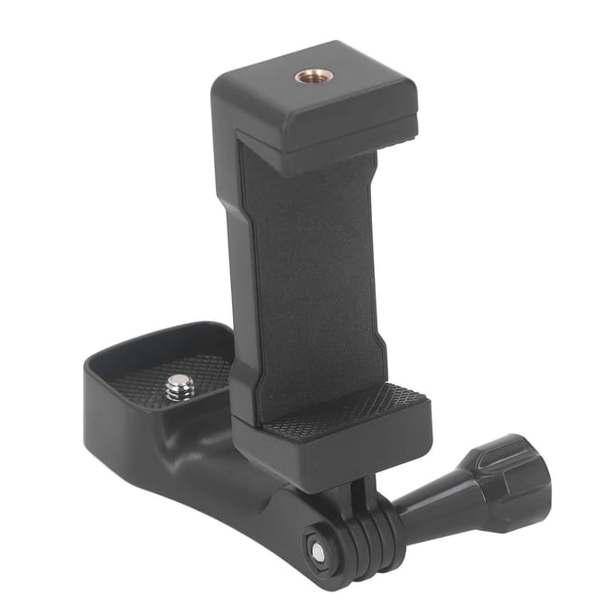Camera Telefoonhouder Mount voor OSMO Pocket 3 Handheld Actiecamera Voorste Mobiele Telefoonhouder Statief black