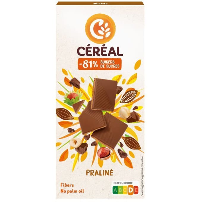 Céréal Chocoladetablet Praline - 100 gr