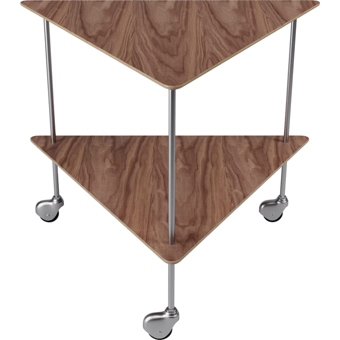 Fritz Hansen AJ trolley Bijzettafel - walnoot