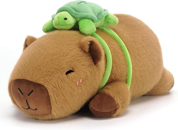 Zwaar Knuffeldier Capibara Pluche Speelgoed Dik Knuffelbeest 35 cm