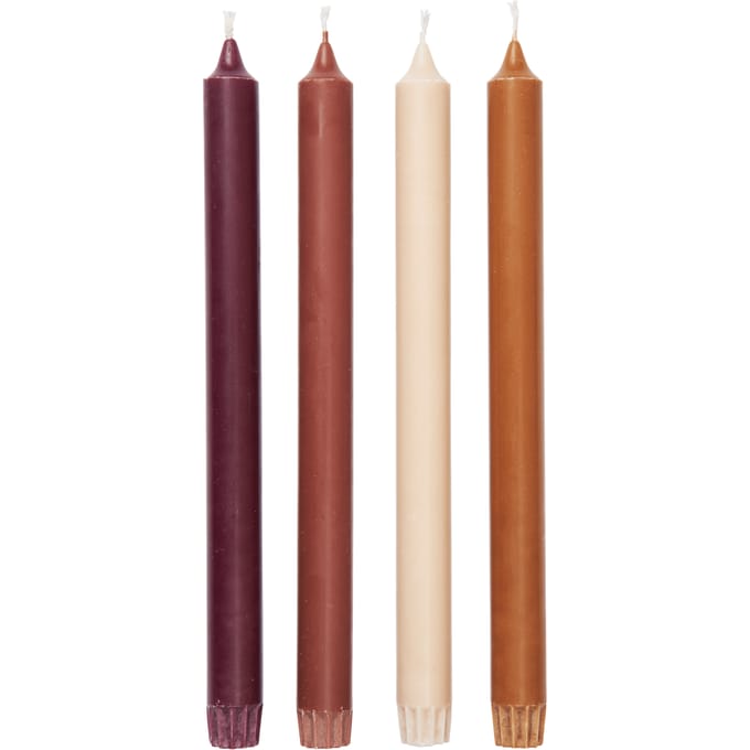 Ferm Living Pure kaarsen set van 4 - roseate blend