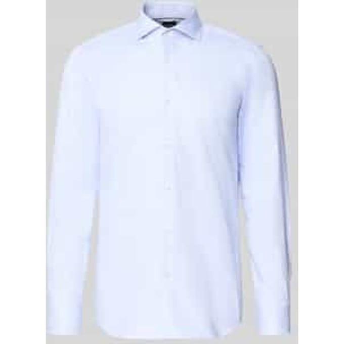 slim fit zakelijk overhemd van puur katoen model 'H-HANK-Sp-B1'