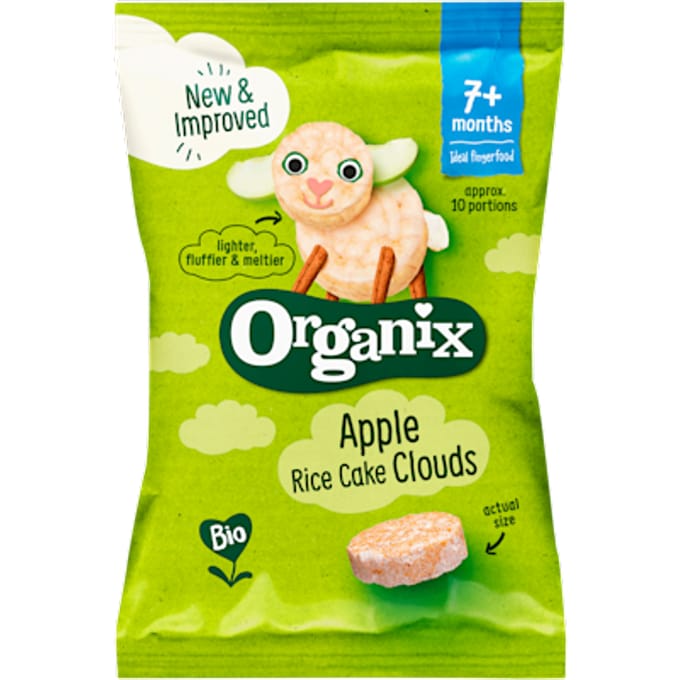 Bio Luchtige Rijstwafeltjes Appel 7+m