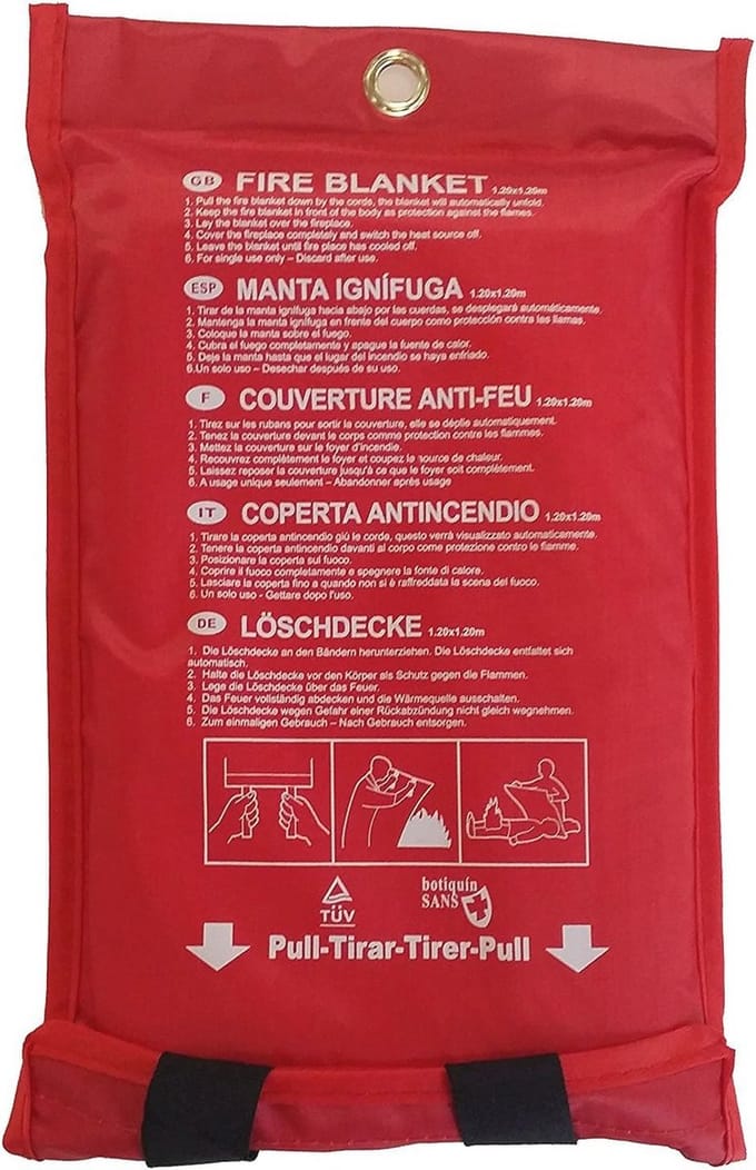 Zachte Branddeken 1,2 x 1,2 m - Veiligheid en Comfort