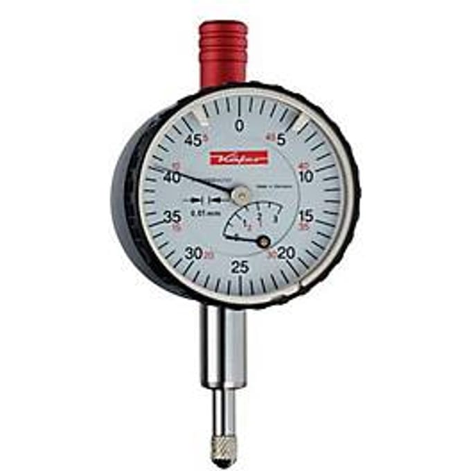 KÄFER Kleinmeetklok KM 4S 3mm Abl.0,01mm m.stootbescherming - 10002