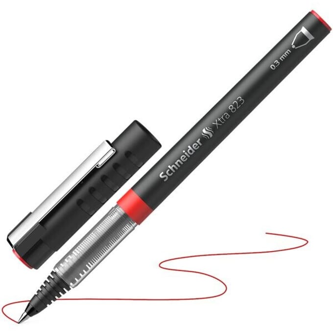 Schneider rollerball - Xtra 823 - lijnbreedte 0,3mm - rood - S-8232