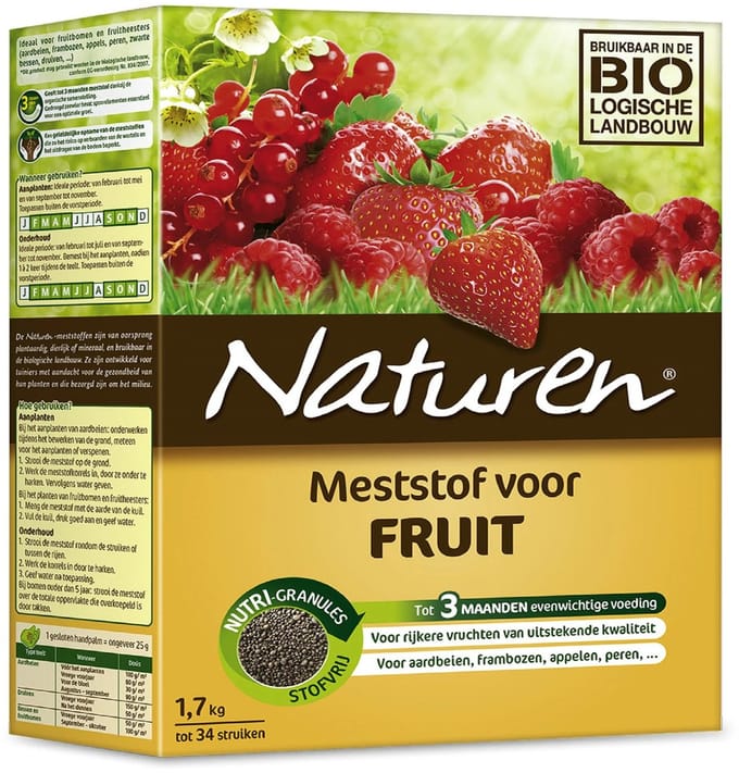 Biologische meststof voor fruit - 1,7 kg