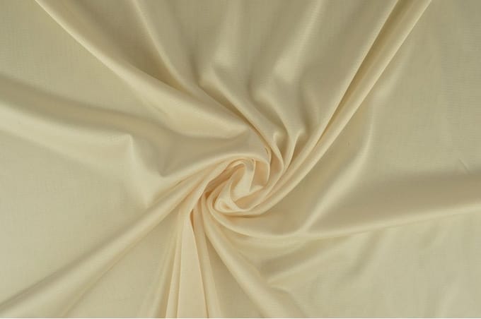 15 meter tricot voering - Gebroken wit - Stretch voering - 160cm breed