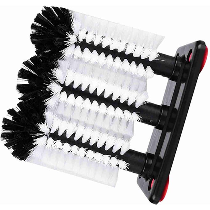 3 Borstels Bar Glazen Wasmachine voor Spoelbak met Zuignapvoet