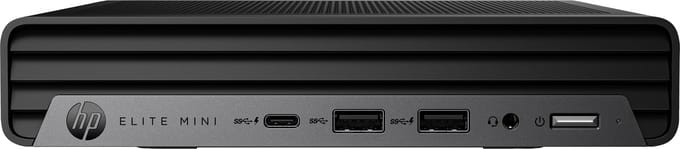 HP Elite Mini 800 G9 Intel® Core™ i5 i5-14500 16 GB DDR5-SDRAM 256 GB SSD Windows 11 Pro Mini PC Zwart