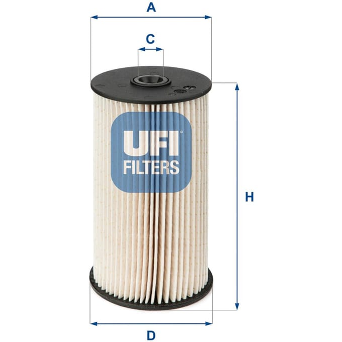 Brandstoffilter UFI 26.007.00