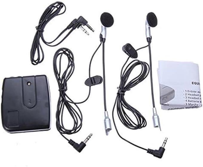 Motor Intercom Systeem voor Twee Helmen met MP3 Aansluiting
