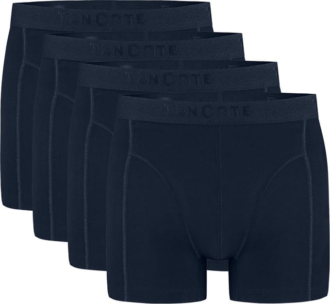 Ten Cate Basics shorts navy 4 pack voor Heren | Maat S