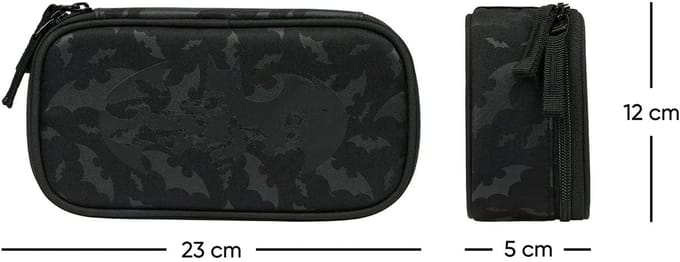 Baagl School Etui Batman Zwart 1-rits