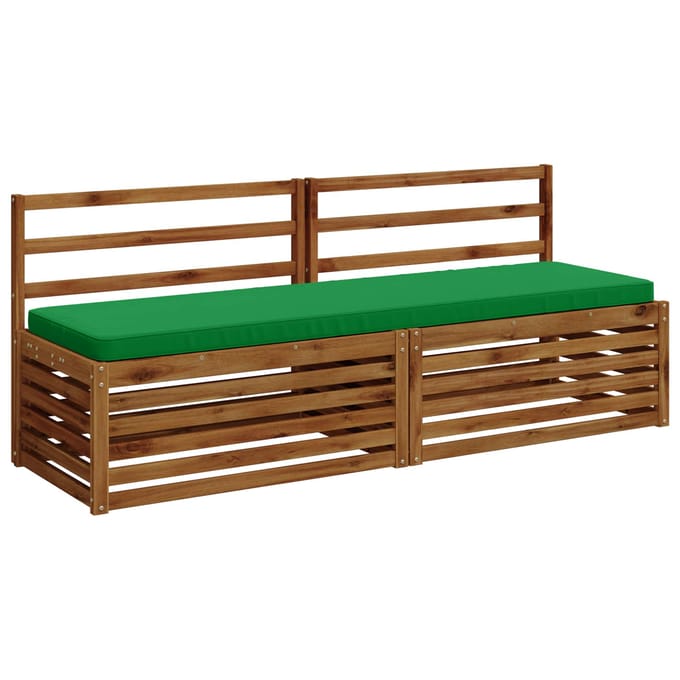 vidaXL - 2-delige - Bankkussens - VUGHT - 2 - st - 100% - Polyester - Groen