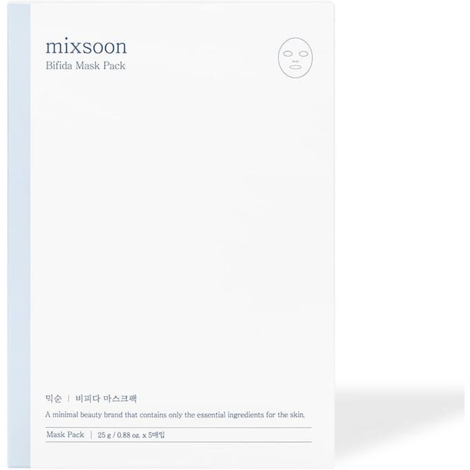 Mixsoon, Masque Beauté Bifida, 5 paquets, 5g (0,17 oz) chaque white