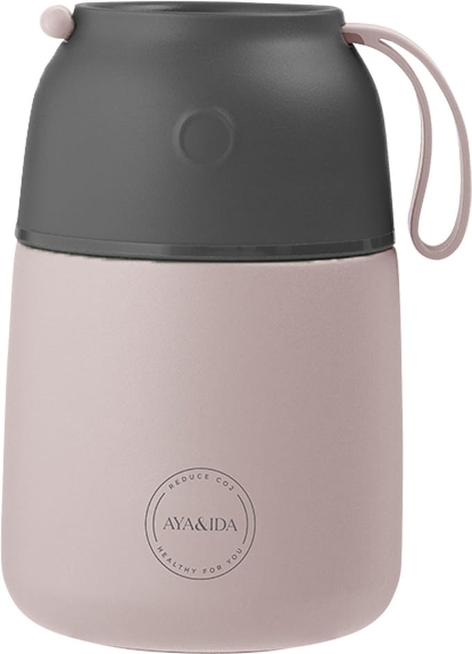 AYA & IDA - Foodie - Thermosfles - Voedselcontainer - 500ml - SOFT ROSE