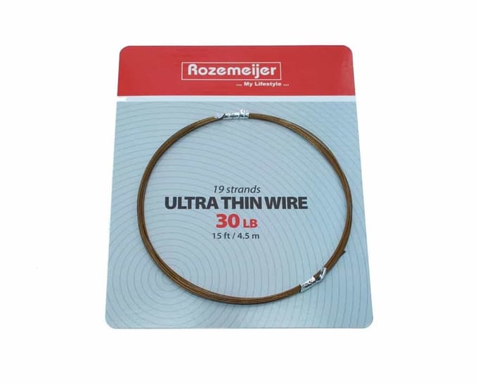 Rozemeijer Ultra Thin Wire 1x19 30lb 15ft/4,5m