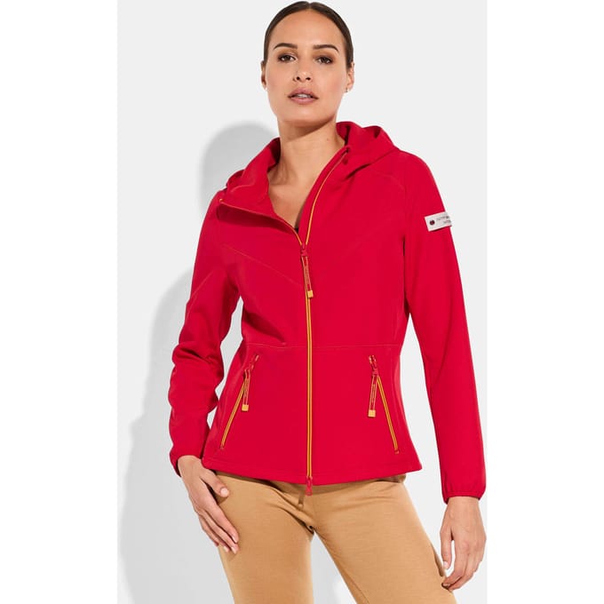 Zacht softshell-jack - rood - Gr. 42 van Goldner Fashion