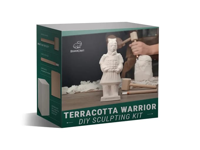 BeaverCraft Terracotta Warrior DIY Beeldhouw Kit
