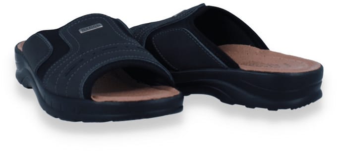 Fly Flot Heren Slipper | Zwart | Maat: 40
