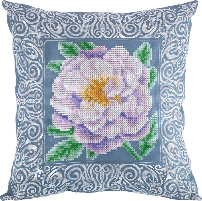 Borduurkussen Velvet Rose