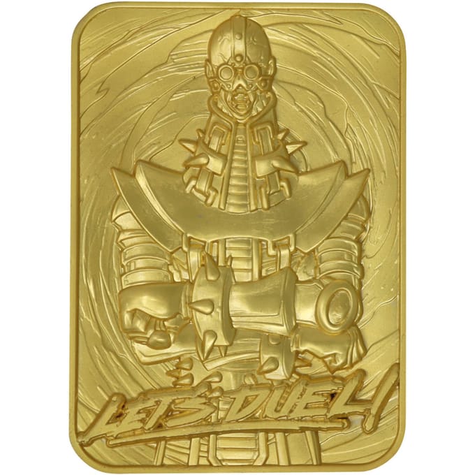 Fanattik Yu-Gi-Oh! 24K Gold Plated Jinzo Ingot