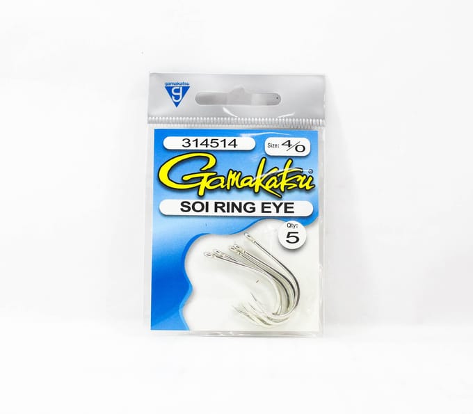 Gamakatsu Soi Ring Oog Maat 4/0 , 5 Per Pak (4036)