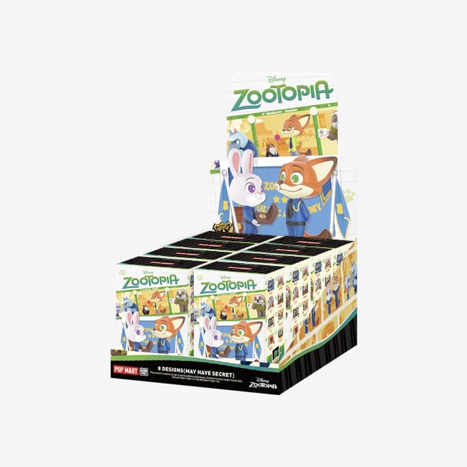 POP MART Zootopia Highlight Moment Series Scènesets Blind Box