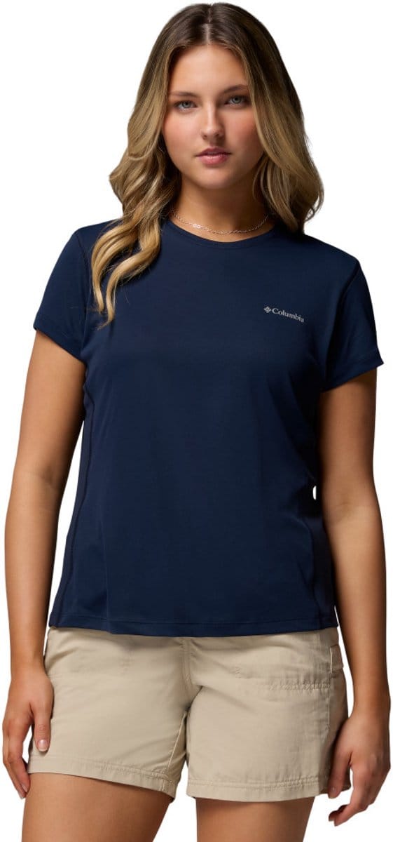 Columbia Zero Rules™ Light SS Crew Dames Outdoorshirt - Collegiate Navy