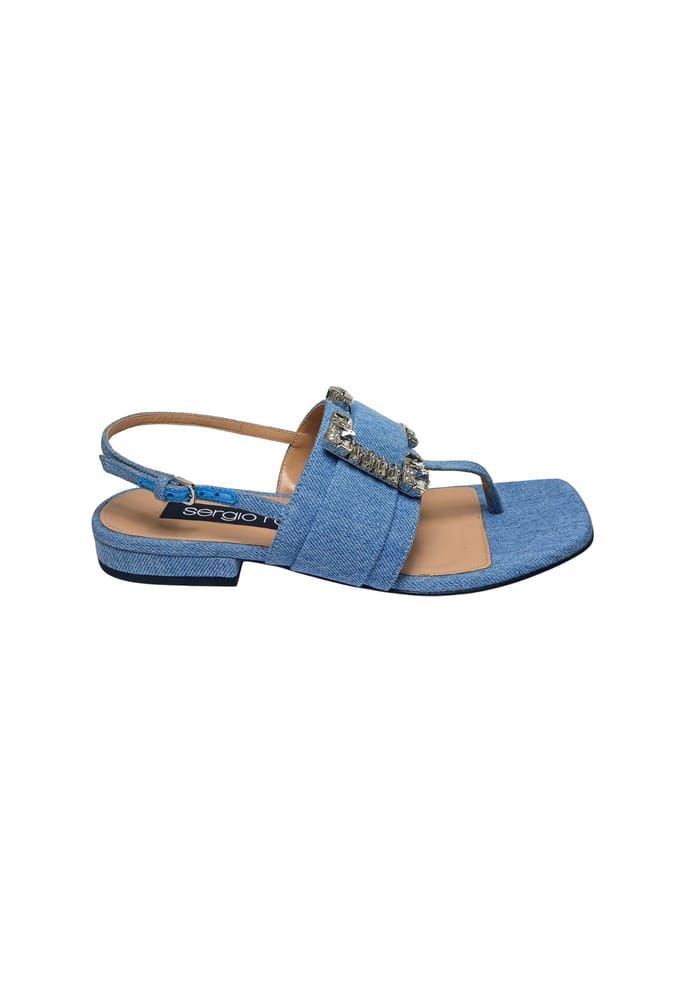 A96630-MTEY07-4009-C00 Sergio Rossi Vrouw Jeans Blue