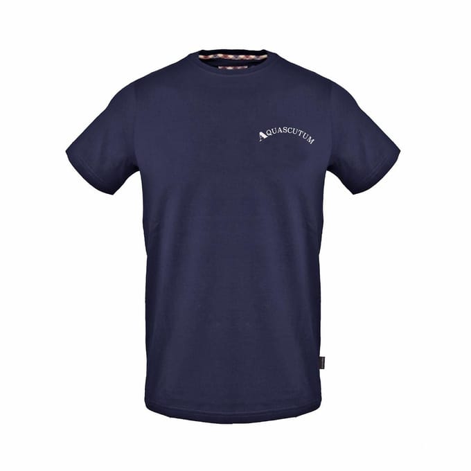 Aquascutum Heren Londen 1851 Regular T-Shirt (Marine)